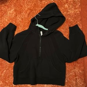 Lululemon Scuba Oversized Half-Zip Hoodie in XS/S Black